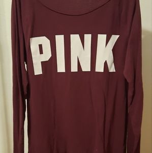 PINK long sleeve top